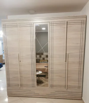 Armoire 5 portes avec coffré
