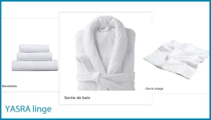 Linge de bain pour les hôtels, collectivités et établissements de santé